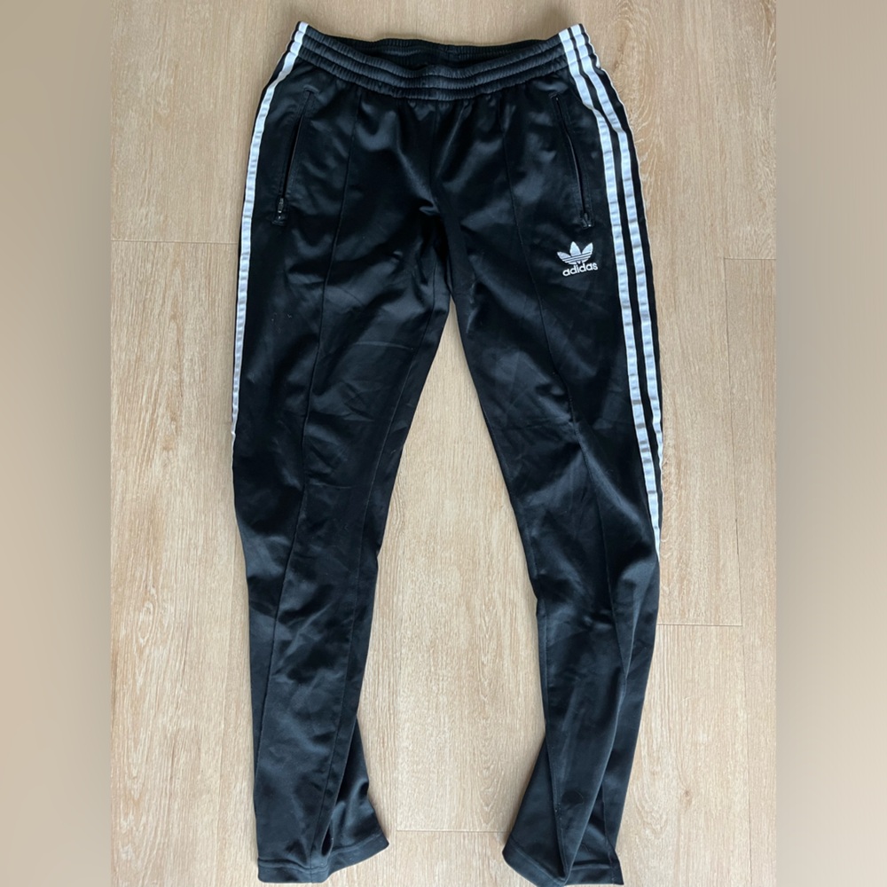 Adidas track pants, size small, gently worn.